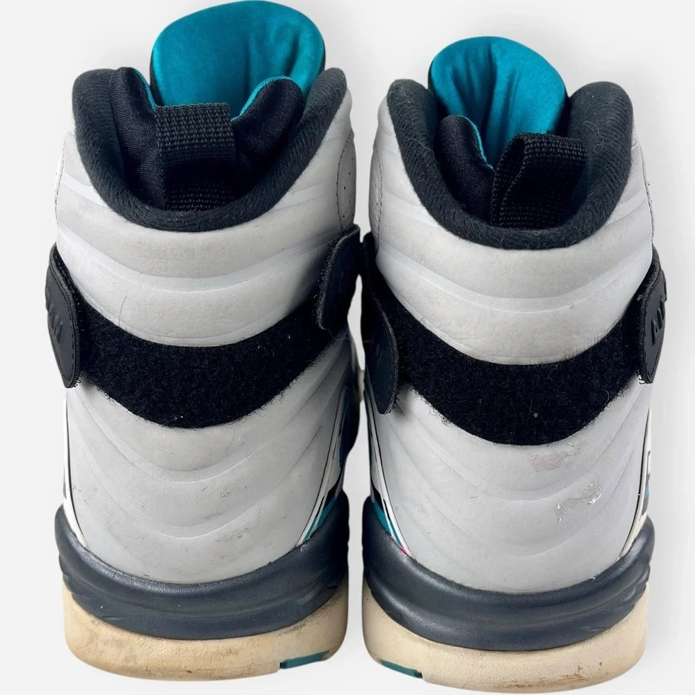Air Jordan Retro South Beach Sz 12‎ 305381-113 White Pink Teal Basketball Shoes